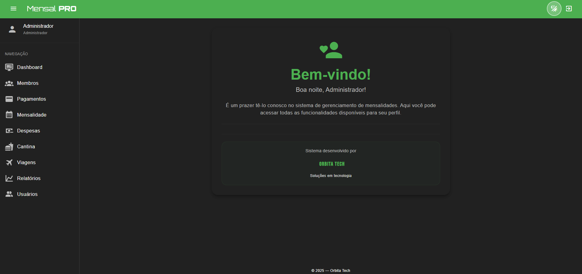 Mensal PRO - Sistema de gestão de mensalidades